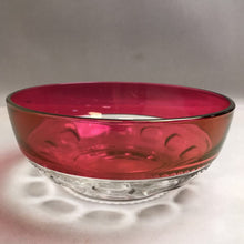 Load image into Gallery viewer, King&#39;s Crown Ruby Flashed Serving Bowl (4x8.5)
