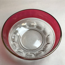 Load image into Gallery viewer, King's Crown Ruby Flashed Serving Bowl (4x8.5)
