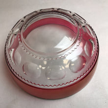 Load image into Gallery viewer, King&#39;s Crown Ruby Flashed Serving Bowl (4x8.5)
