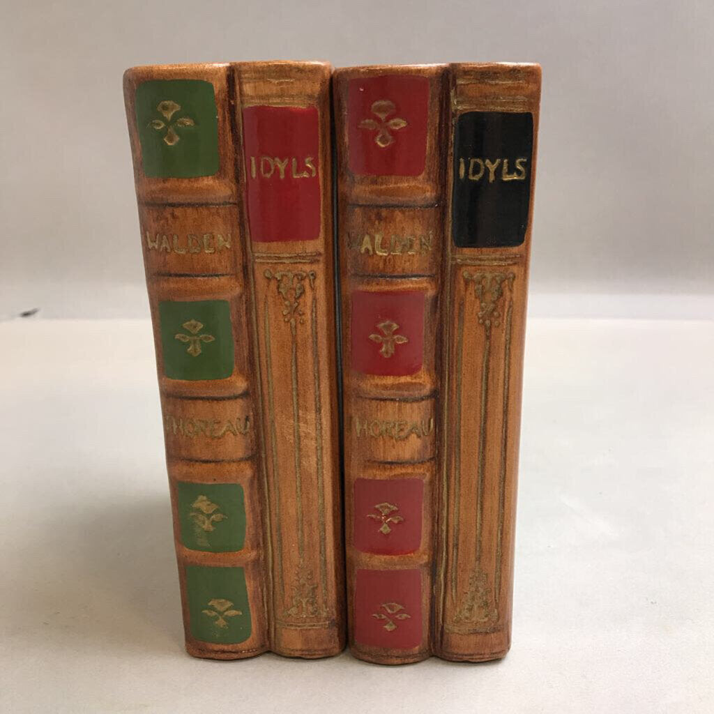 Chalkware Bookends Pair (6.75