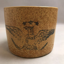Load image into Gallery viewer, Primitive Patriotic Stoneware Crock (6x7) AS IS
