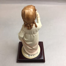 Load image into Gallery viewer, Vintage Capodimonte Italy B Merli Figurine, Girl Holding a Candle (8&quot;)
