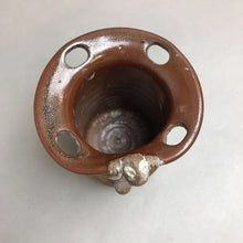 Load image into Gallery viewer, Stoneware Funny Face Hanging Planter (5&quot;)

