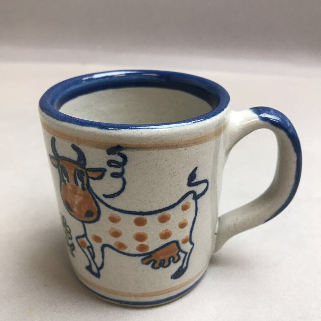Vintage Louisville Stoneware Cow Farmers Coffee Mug 12oz (2 Available)