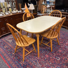 Load image into Gallery viewer, Kitchen Table (30x48x36) 12&quot; Leaf and 4 Chairs

