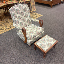 Load image into Gallery viewer, Swan Glider Chair w/ Ottoman (34x27x30)
