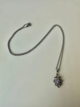 Load image into Gallery viewer, Sterling Tanzanite Pendant on 20&quot; Chain

