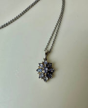 Load image into Gallery viewer, Sterling Tanzanite Pendant on 20" Chain
