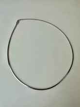Load image into Gallery viewer, Sterling 20&quot; Omega Necklace
