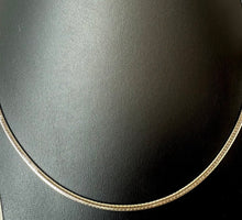 Load image into Gallery viewer, Sterling 20&quot; Omega Necklace
