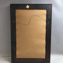 Load image into Gallery viewer, Vintage Framed Copper Punched Metal Flower Wall Art (25x16)
