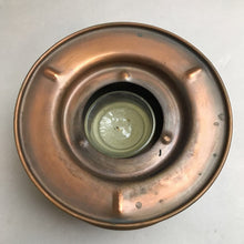Load image into Gallery viewer, Vintage Pfaltzgraff Village Punched Solid Copper Warmer Candle Holder Bird Tarnished (3x7)
