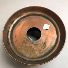 Load image into Gallery viewer, Vintage Pfaltzgraff Village Punched Solid Copper Warmer Candle Holder Bird Tarnished (3x7)
