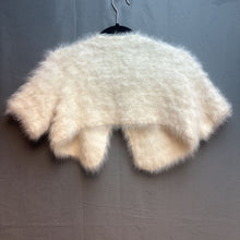 Load image into Gallery viewer, Ladies Short White Feather Coat Size S-M
