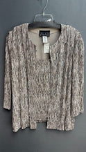 Load image into Gallery viewer, NWT 2pc Set Alex Evenings Aetate Blend Formal Tank Top/Cardigan Size XL
