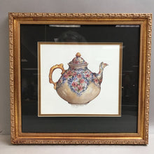 Load image into Gallery viewer, Gold Framed Teapot Print (15x16)
