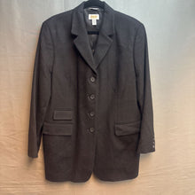 Load image into Gallery viewer, Talbots Black Camel Hair Blazer Jacket Size 18
