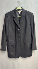 Load image into Gallery viewer, Talbots Black Camel Hair Blazer Jacket Size 18
