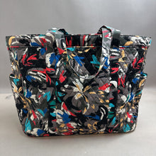 Load image into Gallery viewer, Vera Bradley Abstract Splash Print Quilted Oversized Tote Bag Purse (15x24x8&quot;)
