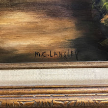 Load image into Gallery viewer, Gold Framed Autumn Landscape by MC Langley Oil Painting (32x26)
