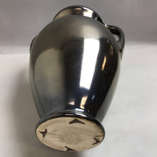 Load image into Gallery viewer, Large Dark Brown Pottery Vase with Handles (14&quot;)
