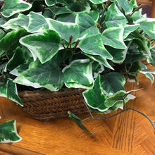 Load image into Gallery viewer, Basket with Green Foilage Flower Decor
