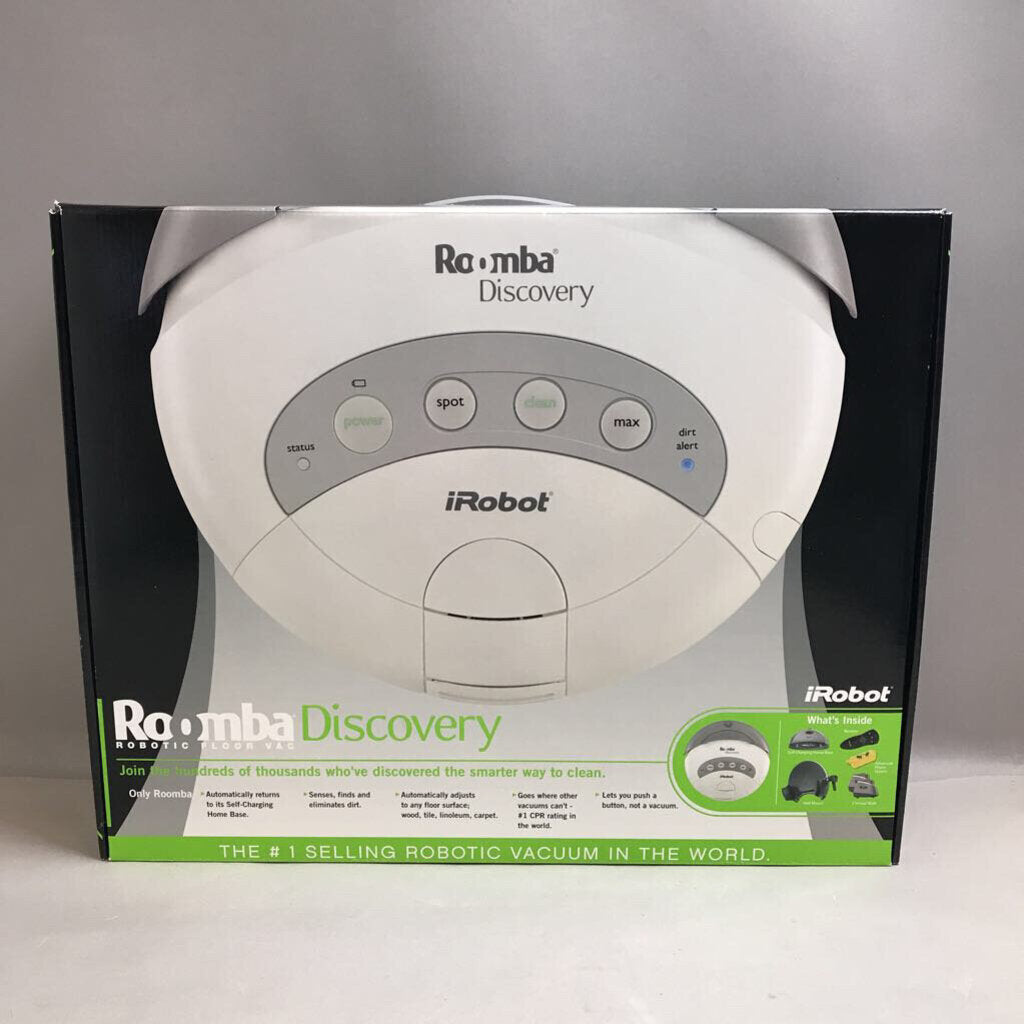 New iRobot Roomba Discovery 2nd Generation Vacuum (17x21x5) (Battery Untested)