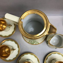 Load image into Gallery viewer, Limoges Chocolate Pot w/ Creamer, Cups &amp; Saucers (9.5&quot;)
