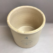 Load image into Gallery viewer, Lowell Pottery Co. Stoneware Crock, Tonica, Illinois #4 (12x11.5x11.5)
