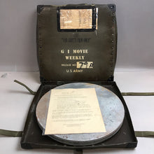 Load image into Gallery viewer, 1959 U.S. Army Oil Fire Safety Film Reel with Case
