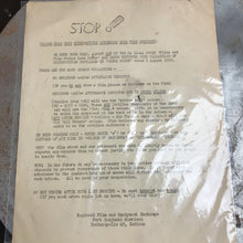 Load image into Gallery viewer, 1959 U.S. Army Oil Fire Safety Film Reel with Case
