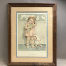 Load image into Gallery viewer, Artwork By Bessie Pease Gutman &quot;Love Is Blind&quot; Framed (27x21)

