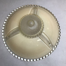 Load image into Gallery viewer, Vintage Glass Ceiling Light Fixture / Glass Shade (4.25x11x11)
