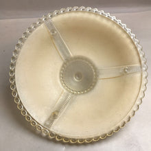 Load image into Gallery viewer, Vintage Glass Ceiling Light Fixture / Glass Shade (4.25x11x11)
