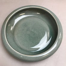 Load image into Gallery viewer, Antique Porcelain Crackle Green Glazed Bowl (10&quot;)
