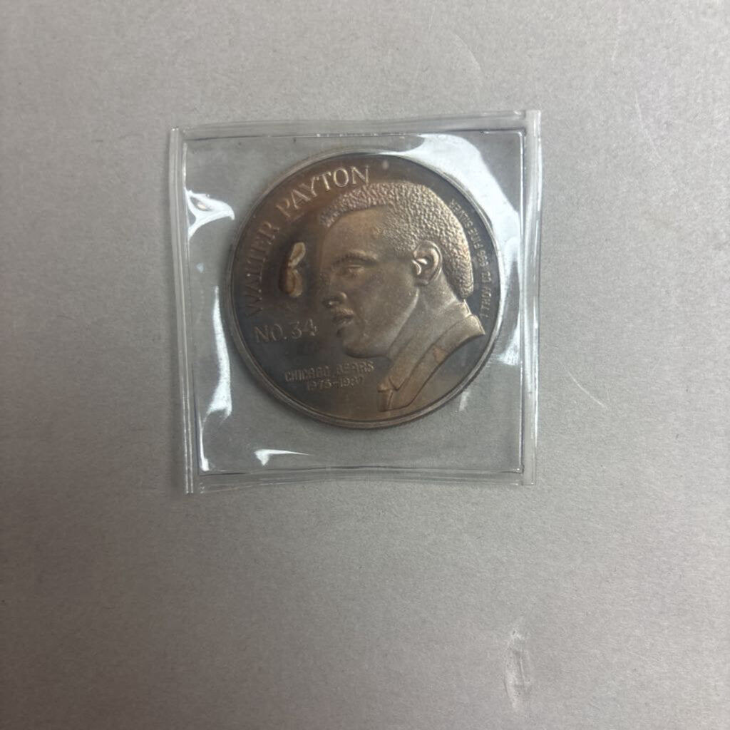 Limited Edition Walter Payton 1oz Silver Commemorative Coin