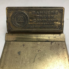 Load image into Gallery viewer, Bankers Trust Company Advertising Metal Paper Clip Board (2x4x6)
