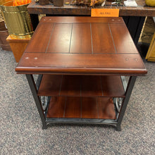 Load image into Gallery viewer, Wood / Metal End Table (24x24x24)
