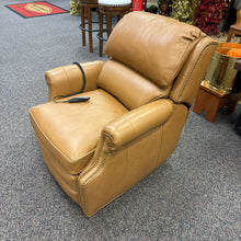 Load image into Gallery viewer, Leather Power Recliner Camel (35x34x36)
