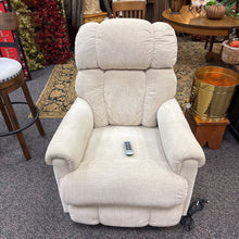 Load image into Gallery viewer, Beige Power Recliner (39x32x38)
