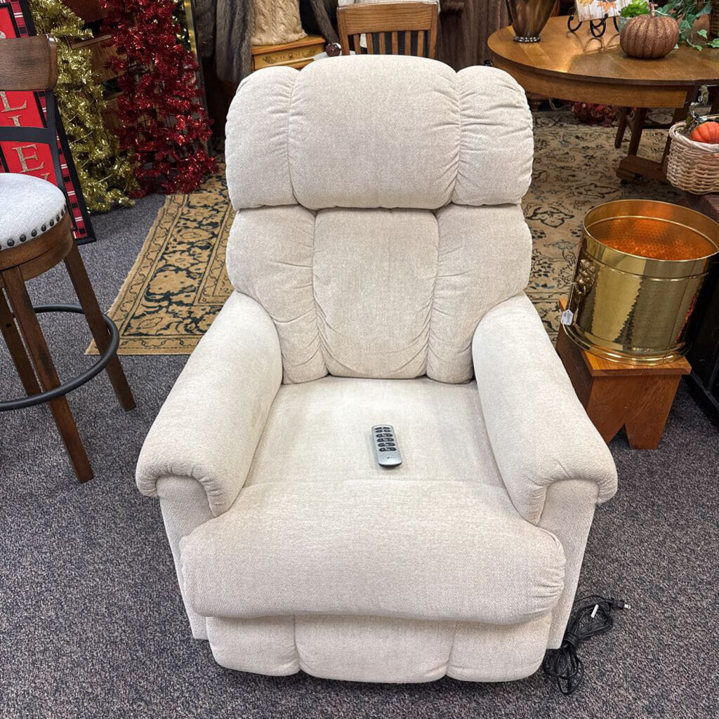 Beige Power Recliner (39x32x38)
