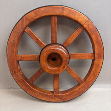 Load image into Gallery viewer, Wood Wagon Wheel Decor (17&quot;)
