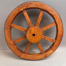 Load image into Gallery viewer, Wood Wagon Wheel Decor (17&quot;)
