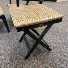 Load image into Gallery viewer, Plow &amp; Hearth Wicker Top End Table
