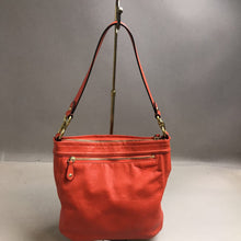 Load image into Gallery viewer, Coach Ashley Leather Hobo Bag F20114 Purse in Orange
