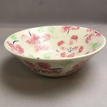 Load image into Gallery viewer, Hand Painted Flower Pottery Bowl (3x8)
