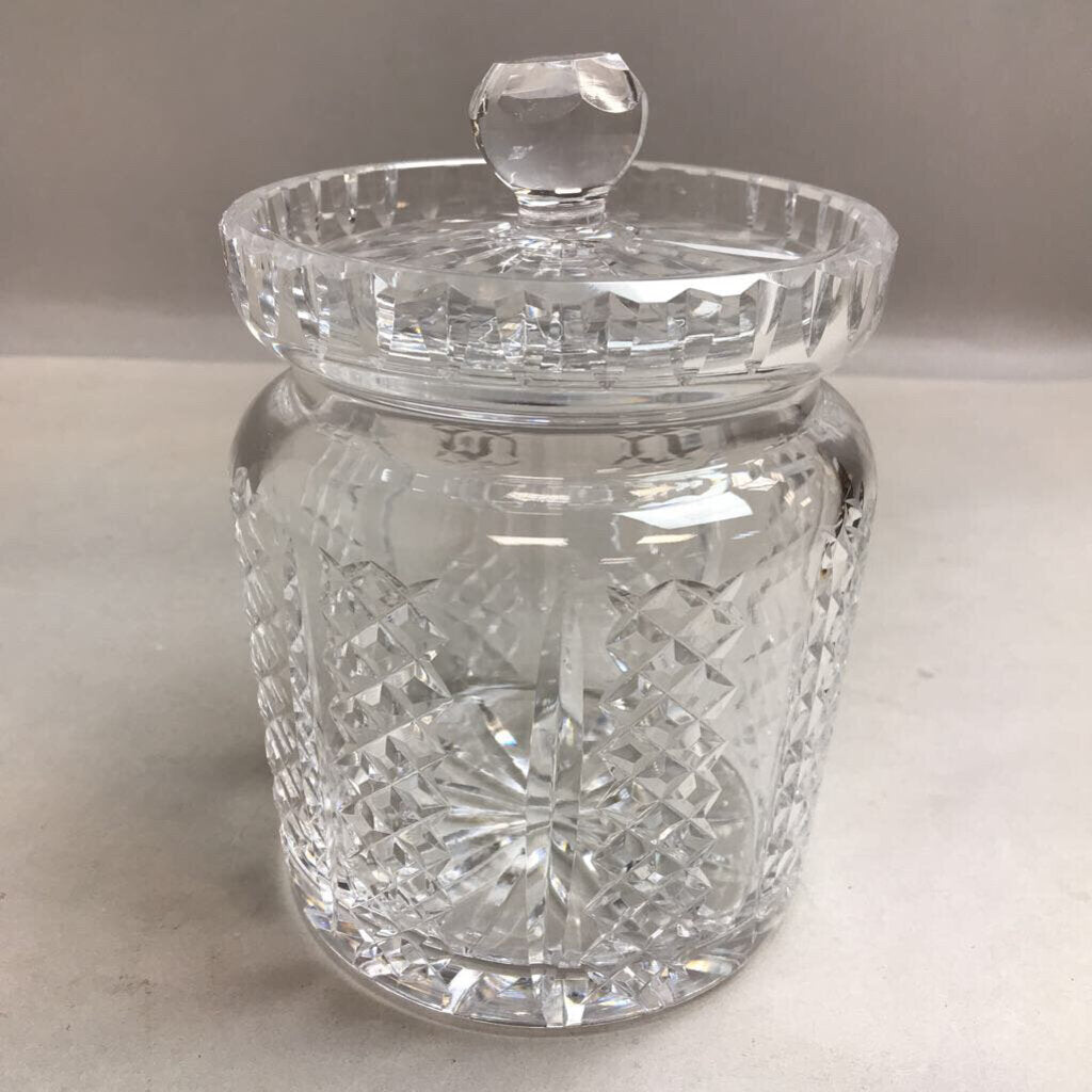 Waterford Crystal Hibernia Biscuit Jar with Lid (6