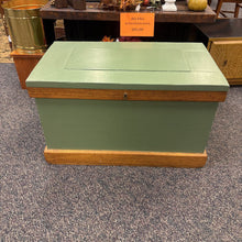 Load image into Gallery viewer, Sea Green Vintage Trunk / Chest (21x25x20)

