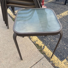 Load image into Gallery viewer, Patio End Table Glass Top (19x17x17)
