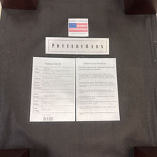 Load image into Gallery viewer, Pottery Barn White Chair (32x30x32) and Ottoman
